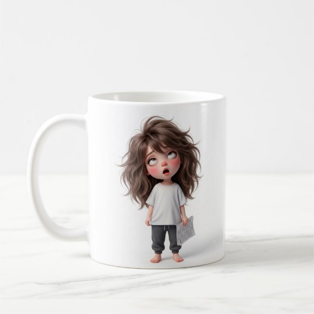Mug Fille choquée (Gauche)