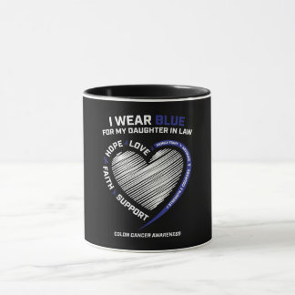 Mug Fille Colorectal En Droit Sensibilisation Colon