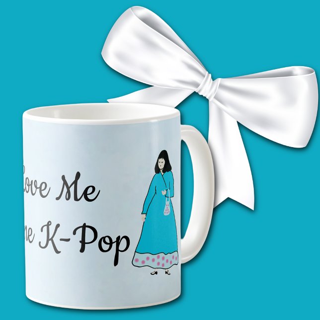Mug Fille coréenne K-pop à Hanbok (Créateur téléchargé)