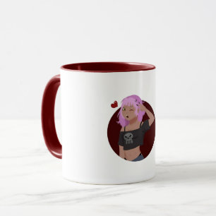 Mug fille crâne