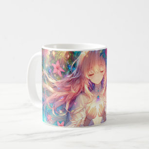 Mug Fille d'anime éthérée magique