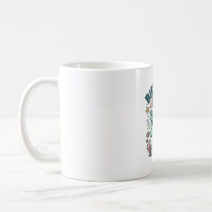 Mug Fille d'anniversaire 10 Tortue de mer Gravure vint