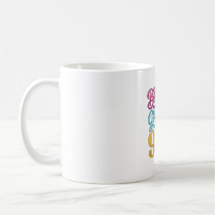 Mug Fille d'anniversaire 9 Licorne Dessin de gravure v
