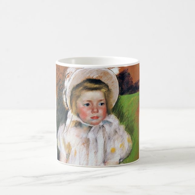 Mug Fille dans une Bonnet Blanche, Mary Cassatt (Centre)