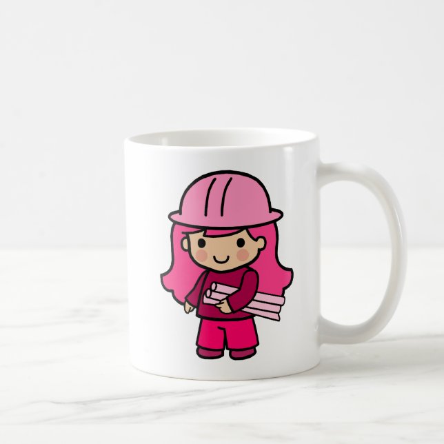 Mug Fille d'architecte (Droite)