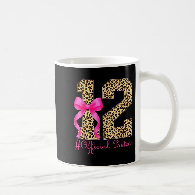 Mug Fille de 12 ans officielle pour son anniversaire C (Droite)
