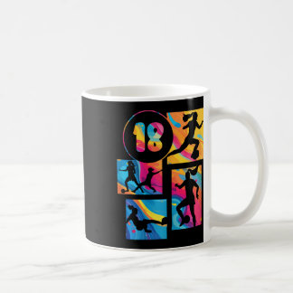 Mug Fille de 18 ans footballeuse Footll 18 ans