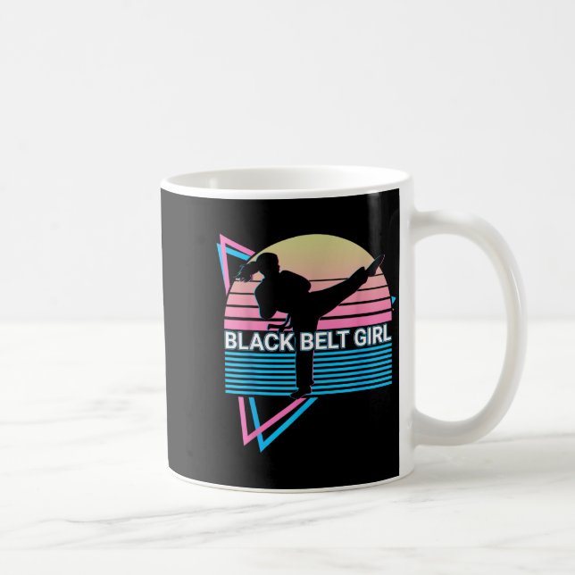 Mug Fille de ceinture noire - Judo Karaté Jiu Jitsu Ta (Droite)