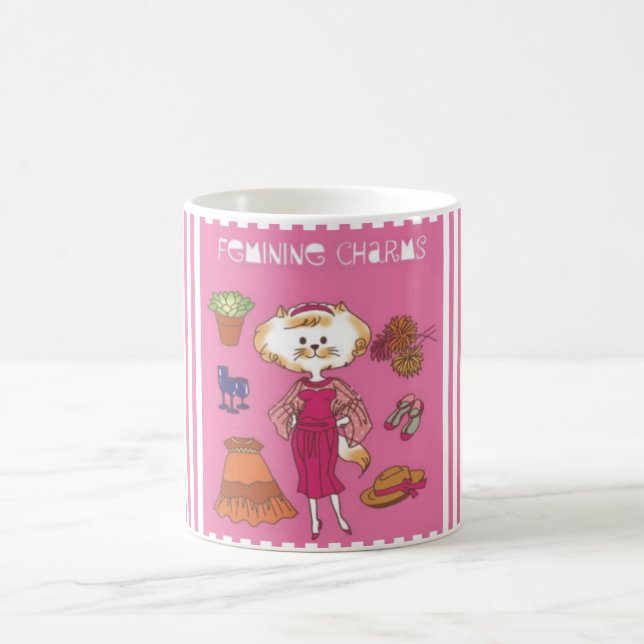 Mug Fille de chat (Centre)