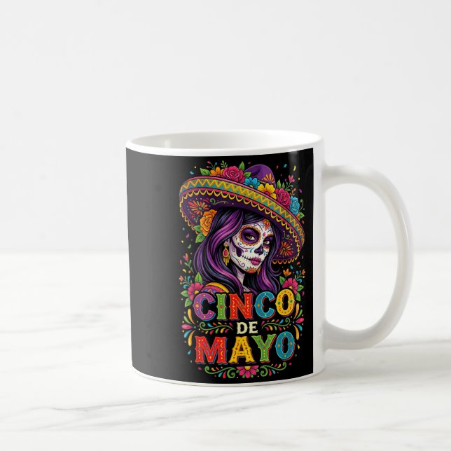 Mug Fille de cinco de mayo fiesta mexicaine 5 de mayo  (Droite)