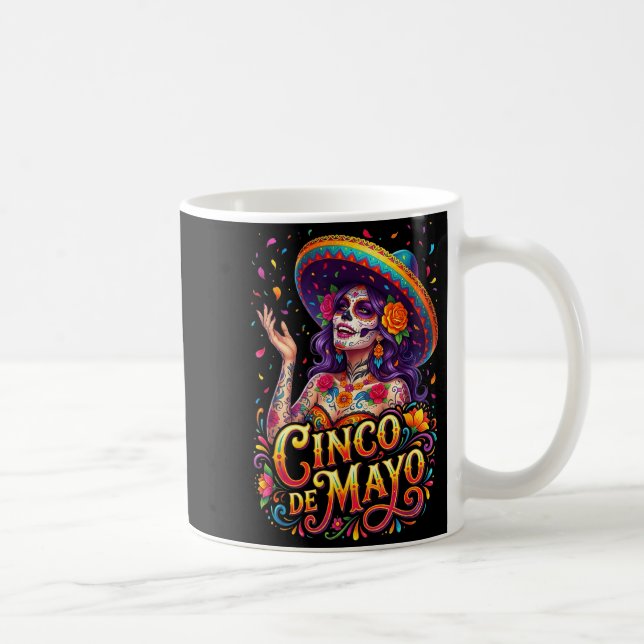 Mug Fille de Cinco de mayo fiesta mexicaine 5 de mayo  (Droite)