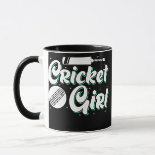 Mug Fille de cricket féminine