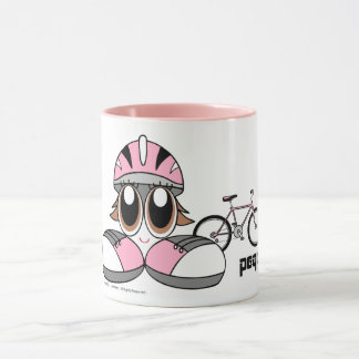 Mug Fille de cycliste de Peqe
