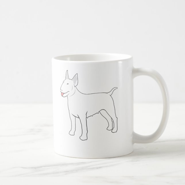 Mug FILLE de DESPOTE de bull-terrier complète (Droite)