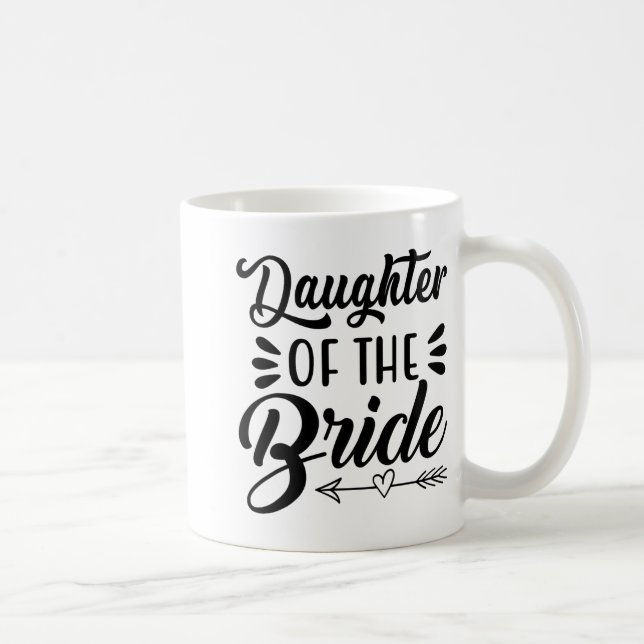 Mug Fille de la mariée mariage shower de mariage Match (Droite)