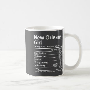 Mug Fille de la Nouvelle-Orléans La Louisiane Ville Am