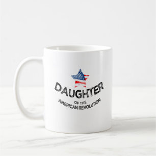 Mug Fille de la Révolution américaine DAR étoile 
