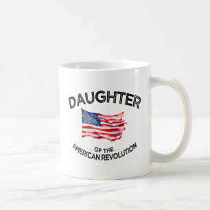 Mug Fille de la Révolution Américaine DAR Étoile USA
