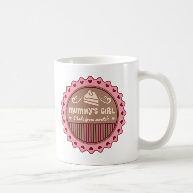 Mug Fille de Mummys rendue à partir de zéro drôle (Droite)