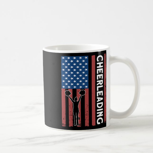 Mug Fille de pom-pom girls Drapeau des États-Unis Chee (Droite)