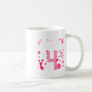 Mug Fille de pom-pom girls pour 4ème anniversaire Quat