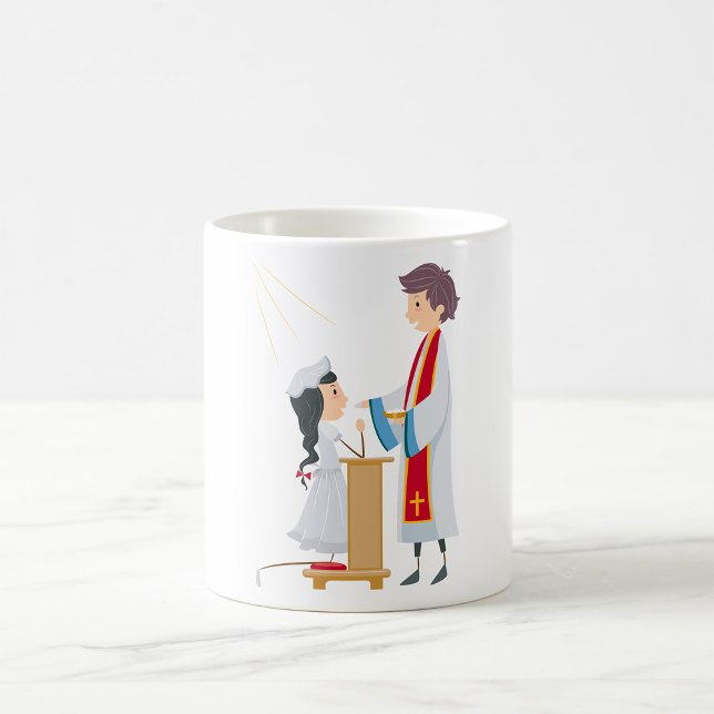 Mug Fille de première communion catholique (Créateur téléchargé)