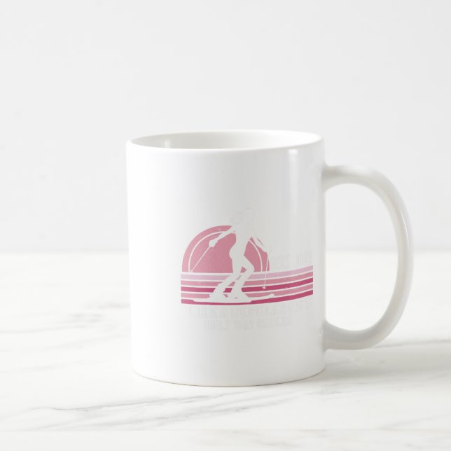 Mug Fille De Ski Comme Une Fille Normale Seulement Way (Droite)
