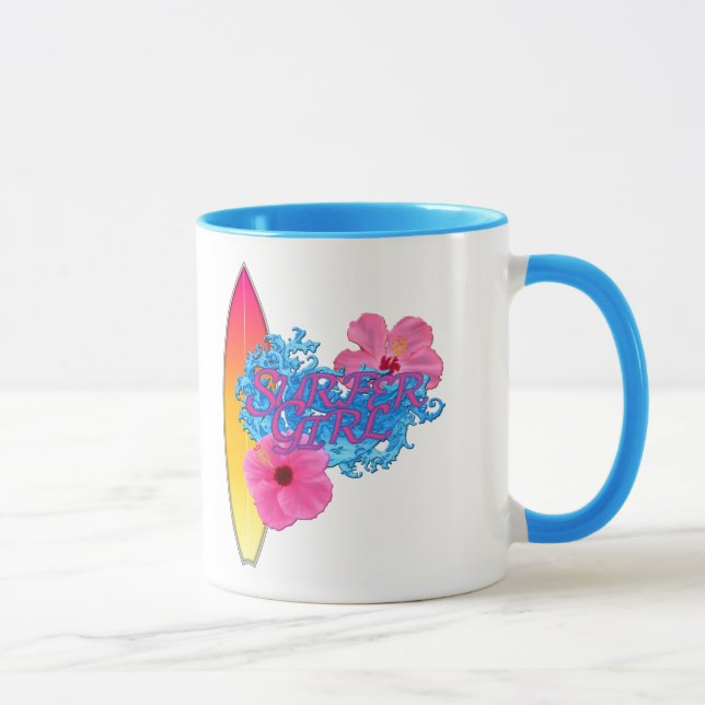 Mug Fille de surfer (Droite)