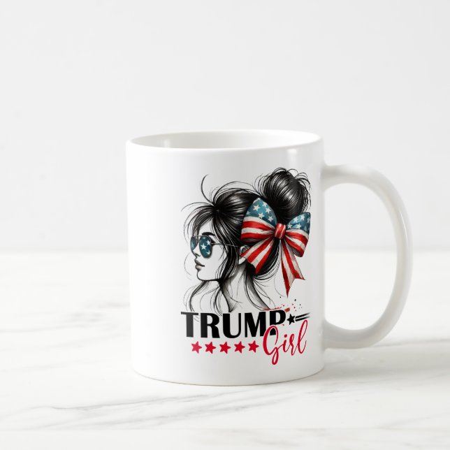 Mug Fille de Trump Bun Décoiffé Lunettes de soleil Tru (Droite)