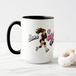 Mug Fille de Volleyball Personnalisée