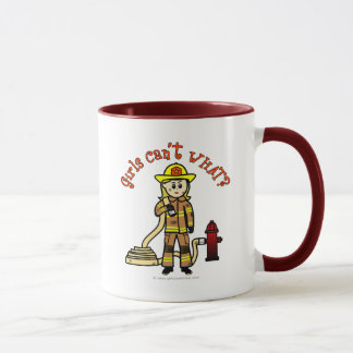 Mug Fille des pompiers de Blonde