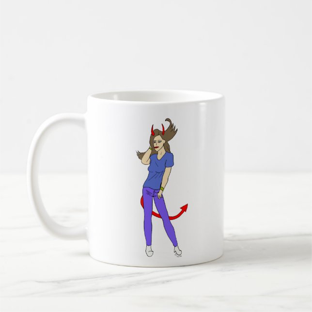 Mug fille diable (Gauche)