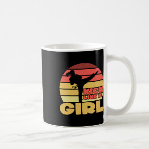 Mug Fille drôle Kickboxing Fille Karaté Fille Art mart