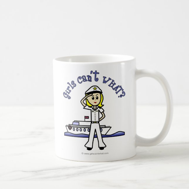 Mug Fille du capitaine léger (Droite)