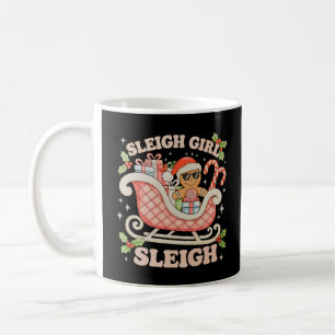 Mug Fille du traîneau pain d'épice Noël Xmas canne à s