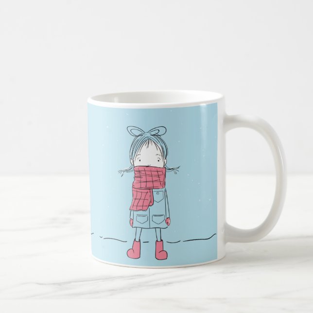 Mug Fille en neige (Droite)