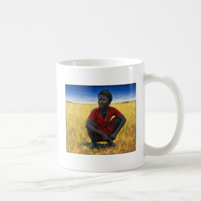 Mug Fille en rouge 1992 (Droite)
