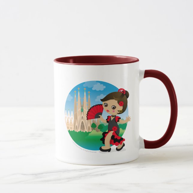 Mug Fille espagnole (Droite)