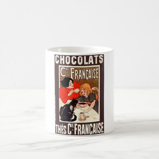 Mug Fille et chat, Poster vintage, Alexandre Steinlen (Centre)