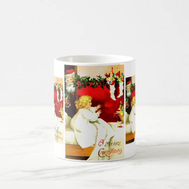Mug Fille et Père Noël (Centre)