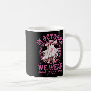 Mug Fille Fantôme En Octobre Nous Portons Pink Breast 