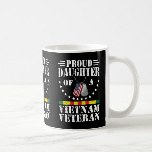 Mug Fille fière d'un vétéran du Vietnam Cadeau patriot