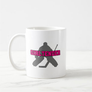 Mug Fille gardienne de but de hockey