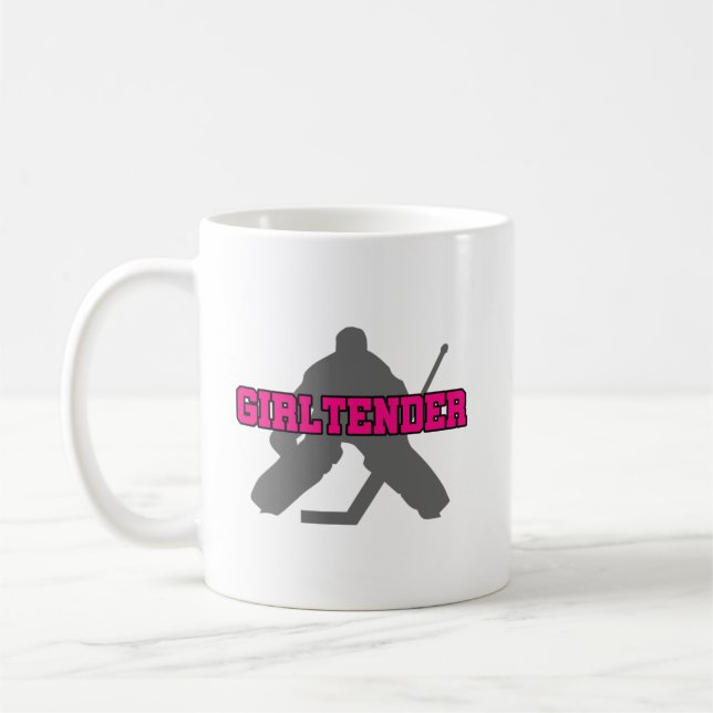 Mug Fille gardienne de but de hockey (Gauche)