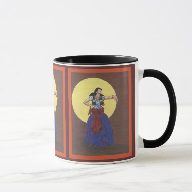 Mug fille gitane (Droite)