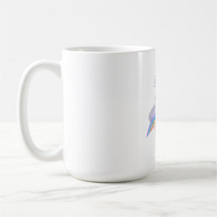 Mug Fille Heureuse Illustration Dessinée à la Main – P