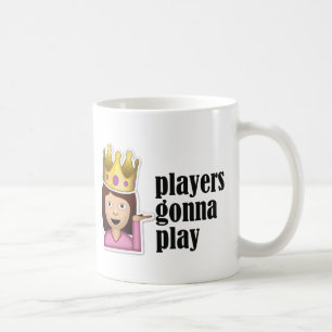 Mug Fille impertinente Emoji - joueurs allant jouer