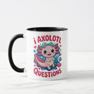 Mug Fille Je Questions Axolotl Mignon Drôle