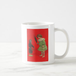 Mug Fille Jouant Avec La Poupée Krampus