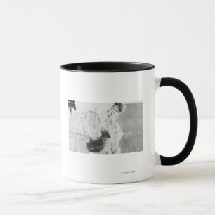 Mug Fille Jouer avec Bear Cub dans Seward 2